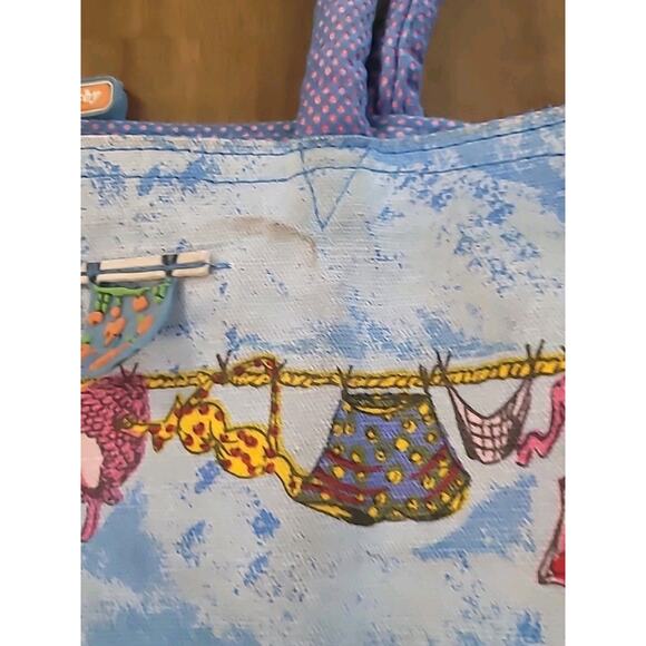 Vintage Ormsby Surviving Stress Canvas Tote Bag 17x12x7 GVC - Picture 4 of 14